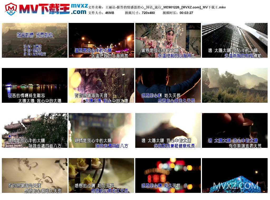 王丽达-报答的情感恩的心_国语_流行_ME901226